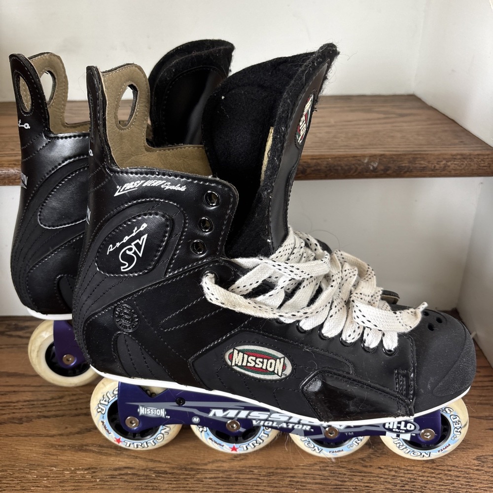 Mission Proto SV Violator Inline Hi-Low Hockey Roller Blades 11D Triton Wheels